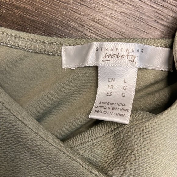 Streetwear Society Women's Sage Green Dress - Large - Picture 4 of 13